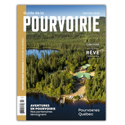Couverture Guide de la pourvoirie 2025